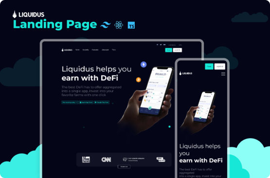 project  Liquidus Landing page